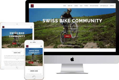 Vorschaubild für Project Webauftritt Swiss Bike Community